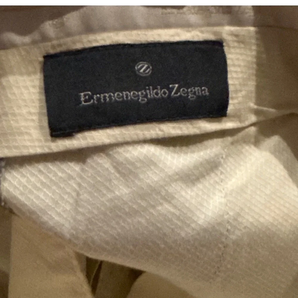 Ermenegildo Zegna Mens Gray Lana Wool Pleated Dress Pants Trousers Size 32